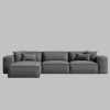 FrontEnd-600-x-600-px-87.png The Kathrada - Grey Modular Block L-Shape Sofa with Piping